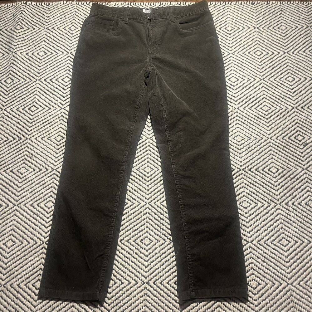 Men's Olive Chino-Style Pants